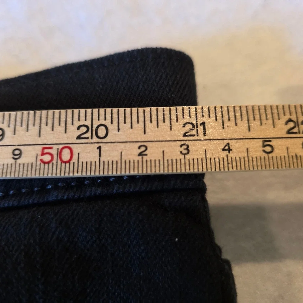 Levis 511 Slim Fit Black Denim Jeans Mens 42x32 04511-4406